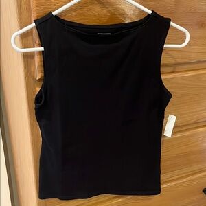 Amazon Essentials Black Fitted Sleeveless Tank Top
